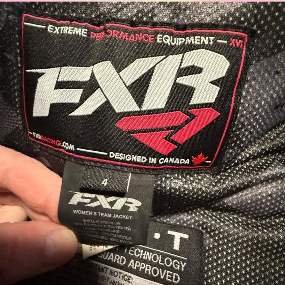 FXR Hot Neon Pink and Yellow Hivis Snowmobile Jacket Small - Picture 7 of 7